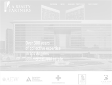 Tablet Screenshot of larealtypartners.com